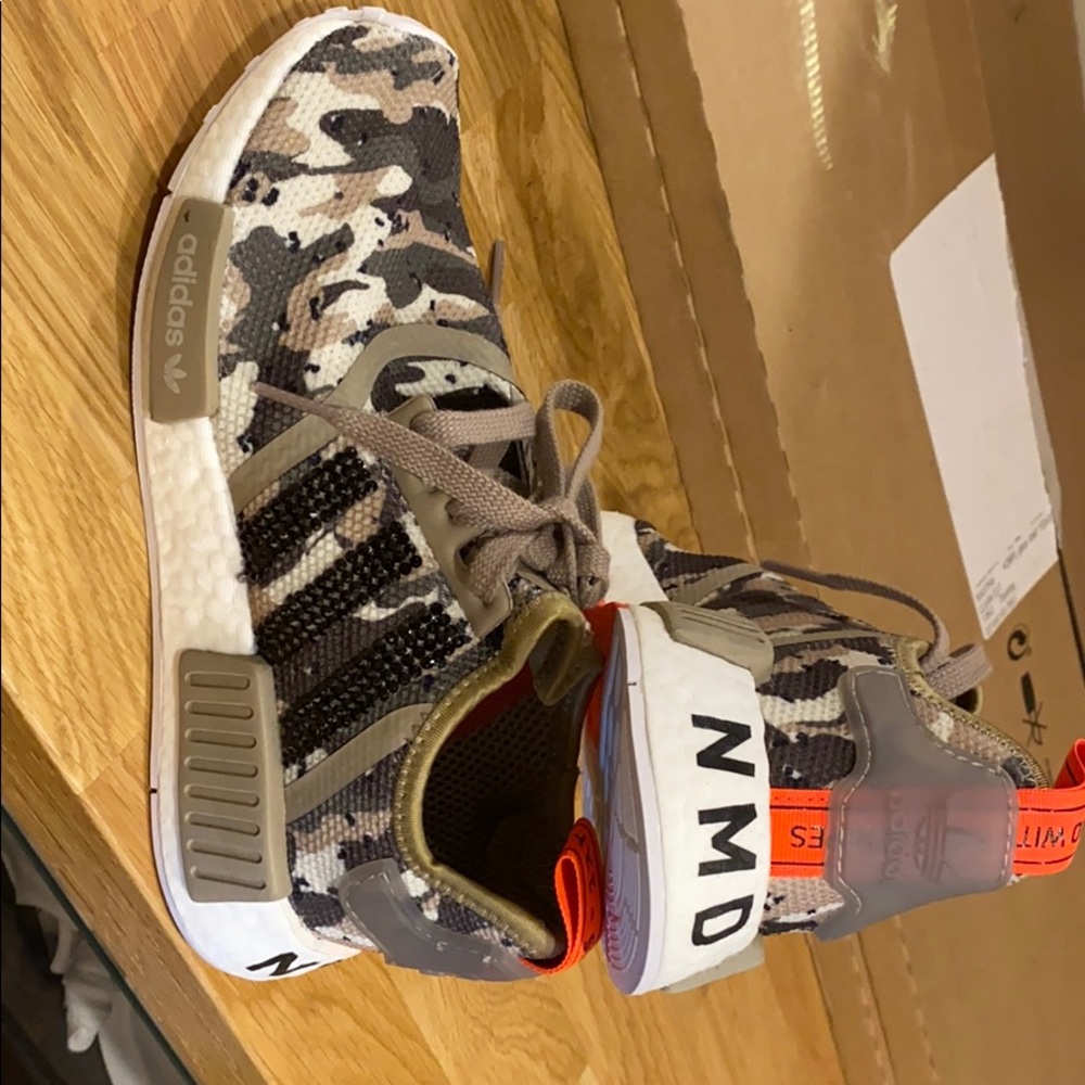 Custom Adidas Camo NMD sneakers